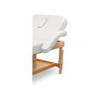Επαγγελματικό Κρεβάτι Harmony 2 White Luxury Spa Μασάζ Αισθητικής Φυσικοθεραπείας Σταθερό Ξύλινο 